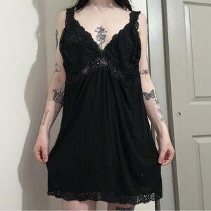 vintage city chic lacy black dress